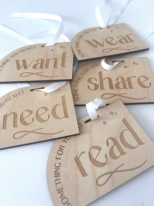 Mindful gift tags