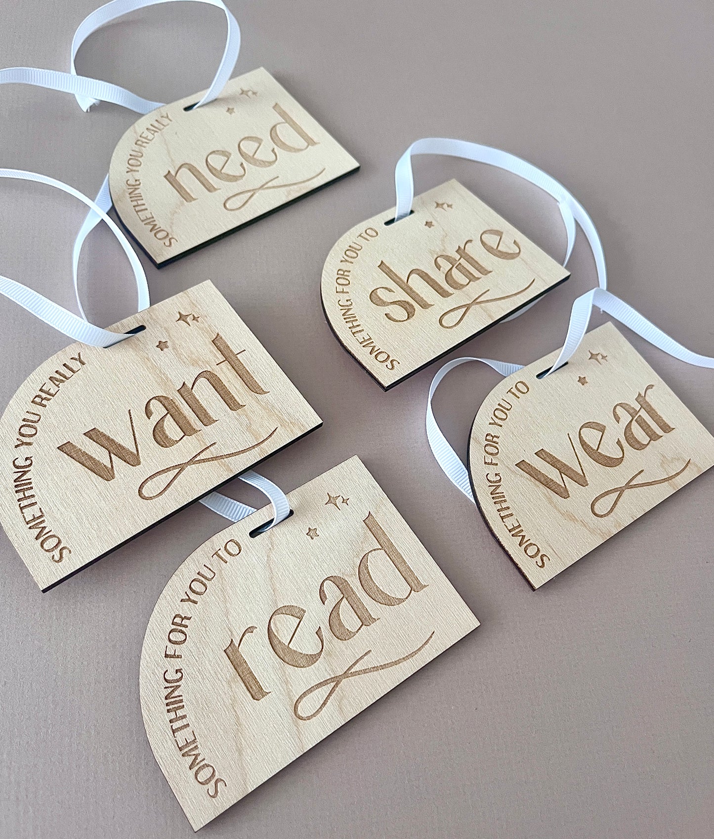 Mindful gift tags
