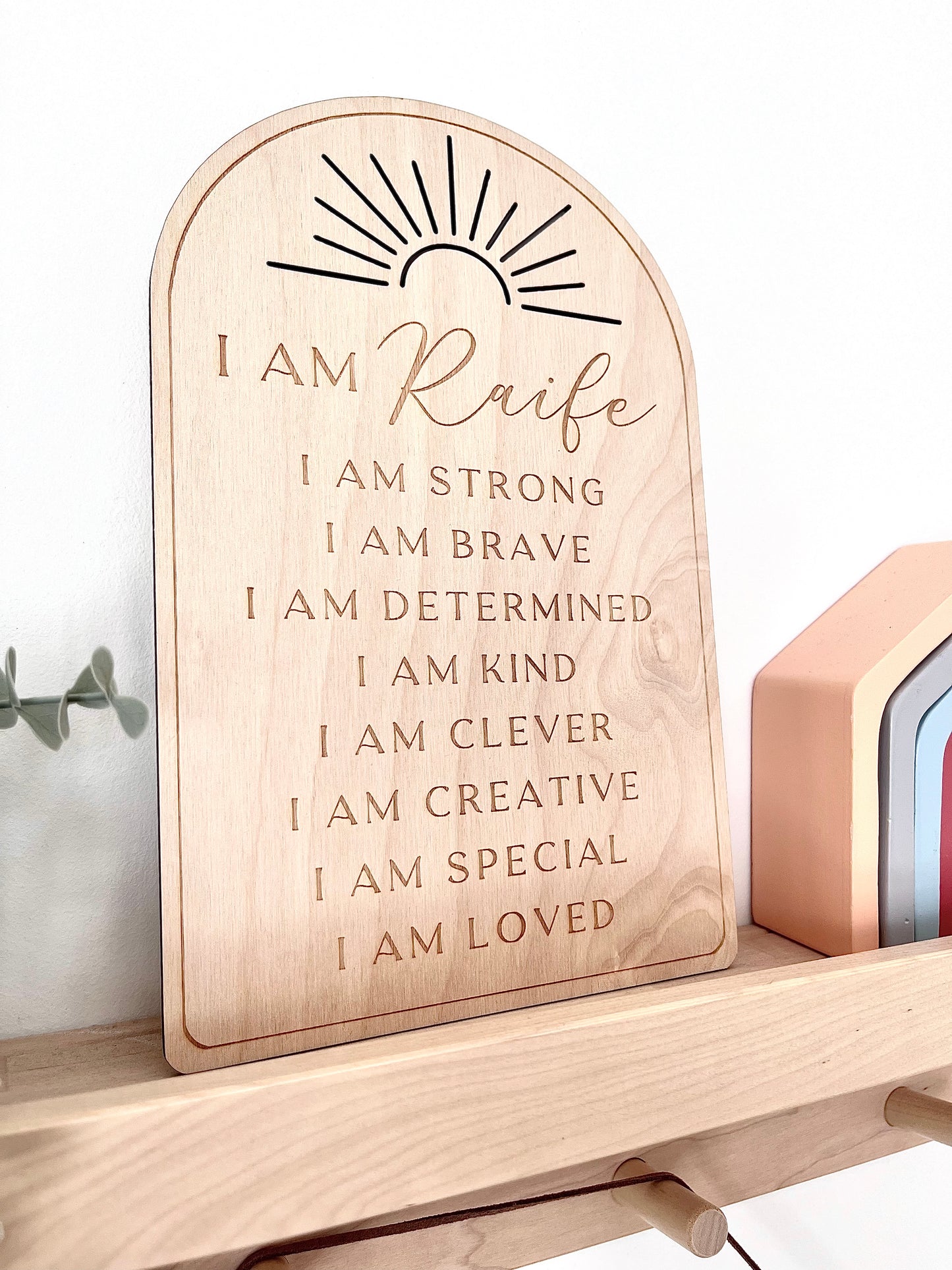 Personalised Affirmations Board
