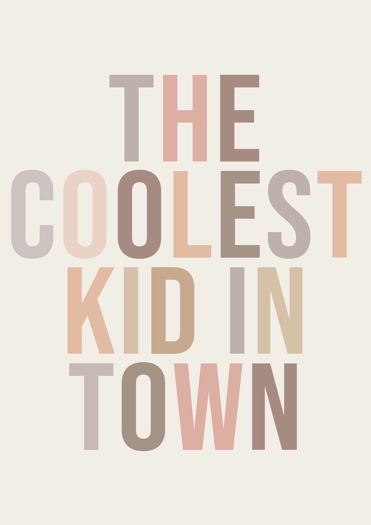 The Coolest Kid in Town Print - DOWNLOAD